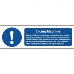 Vogue Slicing Machine Safety Sign
