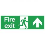 Fire Exit Sign Arrow Up