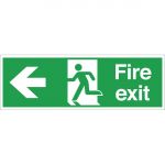 Fire Exit Sign Arrow Left