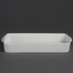 Olympia Whiteware Rectangular Roasters 305x 163mm (6 Pack)