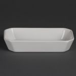 Olympia Whiteware Rectangular Hors d'Oeuvre Dishes 185mm (6 Pack)