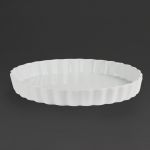 Olympia Whiteware Flan Dishes 265mm (6 Pack)