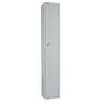 Elite Single Door 300mm Deep Lockers Grey