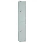 Elite Two Door 300mm Deep Lockers Grey