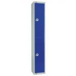 Elite Two Door 300mm Deep Lockers Blue