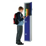 Elite Three Door 300mm Deep Lockers Blue