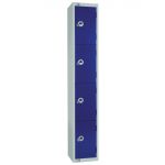 Elite Four Door 450mm Deep Lockers Blue