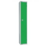 Elite Single Door 300mm Deep Lockers Green