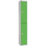 Elite Two Door 300mm Deep Lockers Green
