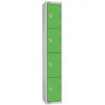 Elite Four Door 300mm Deep Lockers Green