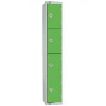 Elite Four Door 300mm Deep Lockers Green