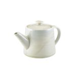 Terra Porcelain Pearl Teapot 50cl/ 17.6oz - Pack of 6