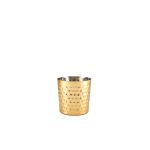 GenWare Gold Plated Hammered Serving Cup 8.5 x 8.5cm - Pack of 12