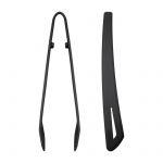 Black Silicone Tongs 29cm