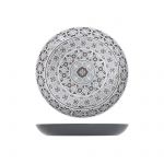 Grey Marrakesh Melamine Bowl 38 x 4.5cm