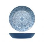 Blue Marrakesh Melamine Bowl 42.5 x 8cm