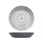 Grey Marrakesh Melamine Bowl 42.5 x 8cm