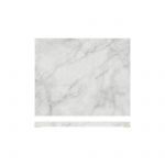 White Marble Agra Melamine GN1/2 Slab 32.5 x 26.5cm