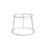GenWare Silver Anti-Slip Round Buffet Riser 18cm