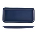 Antigo Stoneware Denim Narrow Rectangular Platter 35 x 16.5cm - Pack of 3