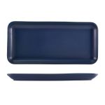 Terra Stoneware Antigo Denim Narrow Rectangular Platter 35 x 16.5cm - Pack of 3