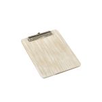 White Wash Wooden Menu Clipboard A5 18.5x24.5x0.6cm