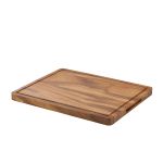 Genware Acacia Wood Serving Board 28 x 20 x 2cm