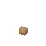 Acacia Wood Sign Holder 3 x 2.5 x 2.5cm - Pack of 12