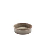 Terra Porcelain Grey Tapas Dish 10cm - Pack of 12