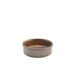 Terra Porcelain Rustic Copper Tapas Dish 10cm - Pack of 12