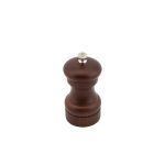 Genware Dark Wood Salt Or Pepper Grinder 10cm - Pack of 6