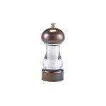 GenWare Gun Metal & Acrylic Salt/ Pepper Grinder 14cm - Pack of 6