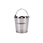 Stainless Steel Serving Bucket 10cm Dia - Pack of 12