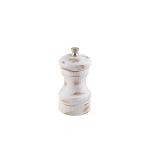 White Wash Salt/ Pepper Grinder 10cm - Pack of 6