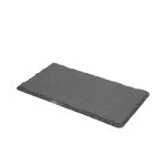 Genware Natural Edge Slate Platter 20 X 11cm - Pack of 12