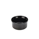 GenWare Stoneware Black Ramekin 8cm/ 3" - Pack of 12