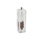 GenWare Clear Square Salt/ Pepper Grinder 15cm - Pack of 6