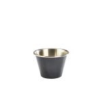 GenWare Black Stainless Steel Ramekin 71ml/ 2.5oz - Pack of 24
