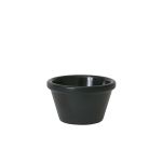 GenWare Melamine Black Smooth Ramekin 85ml/ 3oz - Pack of 24