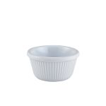 GenWare Melamine White Fluted Ramekin 85ml/ 3oz - Pack of 24