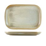 Terra Porcelain Matt Grey Rectangular Plate 29 x 19.5cm - Pack of 6