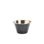 GenWare Black Stainless Steel Ramekin 17cl/ 6oz - Pack of 24