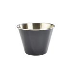 GenWare Black Stainless Steel Ramekin 34cl/ 12oz - Pack of 24