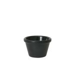 GenWare Melamine Black Smooth Ramekin 43ml/ 1.5oz - Pack of 24