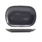 Rustic Stoneware Blue Rectangular Plate 24 x 16.5cm - Pack of 12