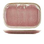 Terra Porcelain Rose Rectangular Plate 34.5 x 23.5cm - Pack of 6