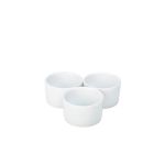 Genware Porcelain Contemporary Smooth Ramekin 9cm/ 3.5" - Pack of 6