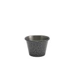 2.5oz Stainless Steel Ramekin Hammered Silver - Pack of 24