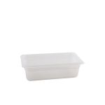 1/3 -Polypropylene GN Pan 100mm Clear - Pack of 6