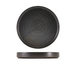 Terra Porcelain Black Presentation Plate 20.5cm - Pack of 6